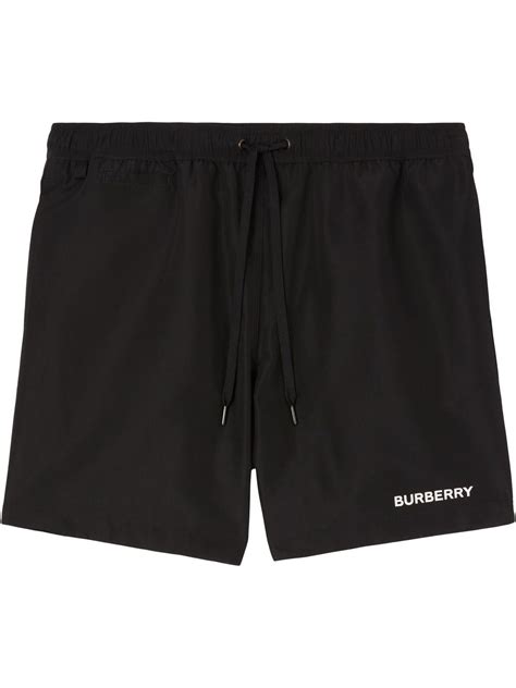 burberry logo shorts